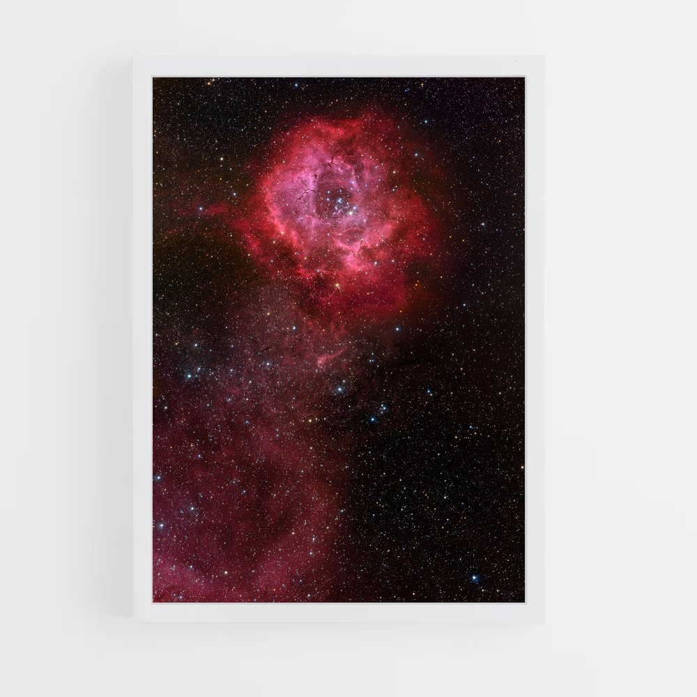 Poster Nebuleuse Rosette – affiche Nébuleuses (vue 3)
